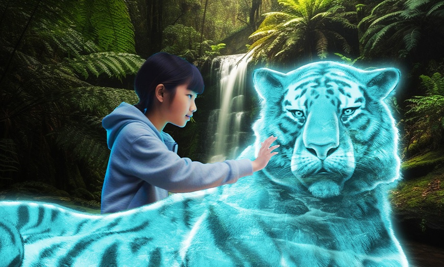Image 1: Up to 52% Off Holographic Zoo Experience at Zoocade