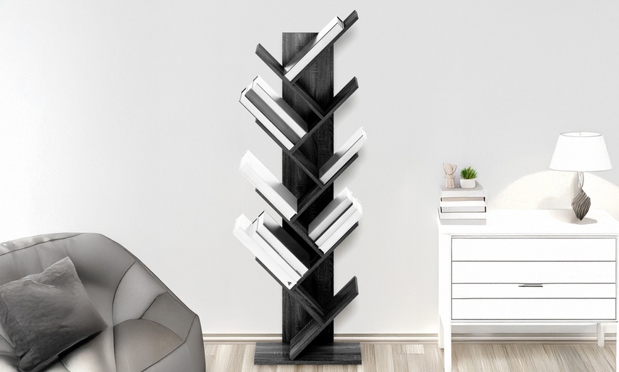 Image 7: Estantería con forma inspirada en ramas de árbol y 8 repisas