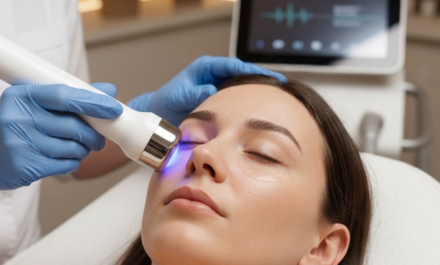 Image 1: Get Rid of Dark Under Eye Circles, Bags & Puffiness w/ Radio Frequency