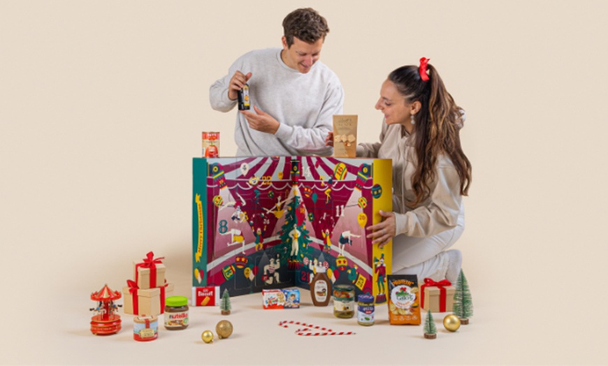 Image 1: Calendrier de l’Avent de Noël XXL Degusta Box 2025