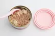 4 Ps Pet Food Can Cover Set w Spoon-Silicone Can Lids for Dog & Cat Food Storage - Second Medium