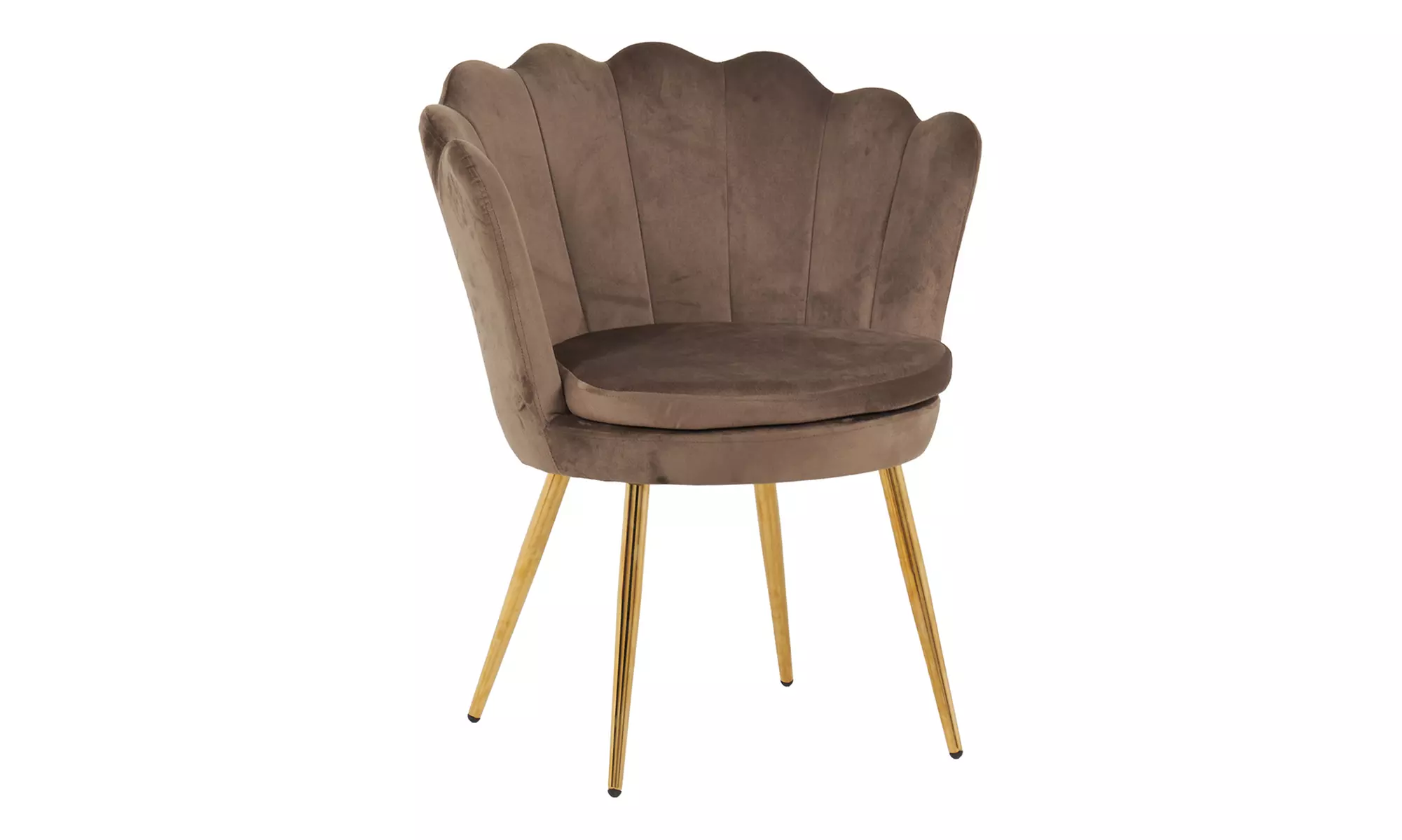 Silla con respaldo en forma de concha