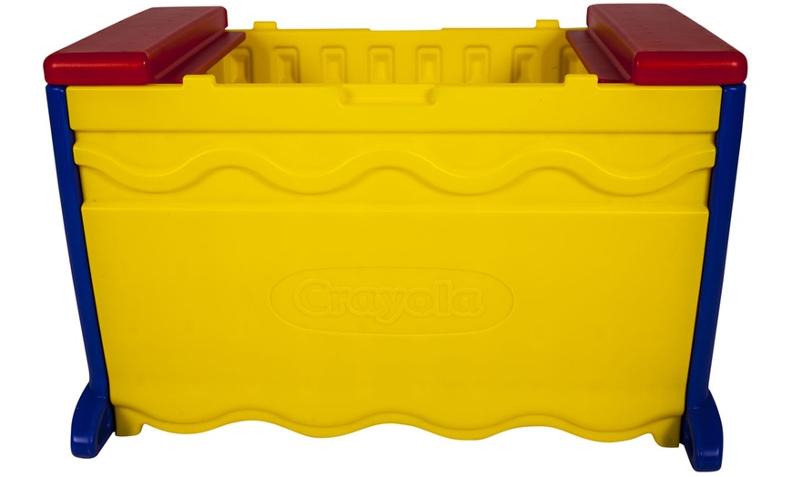 Image 5: Crayola Draw N' Store Toy Box