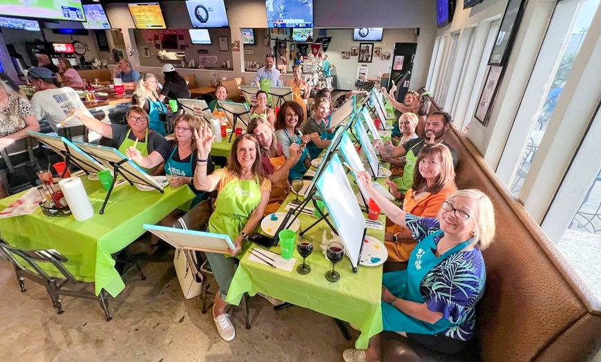 Image 3: Unleash Your Inner Picasso: Sip, Paint, and Party Like Never Before!