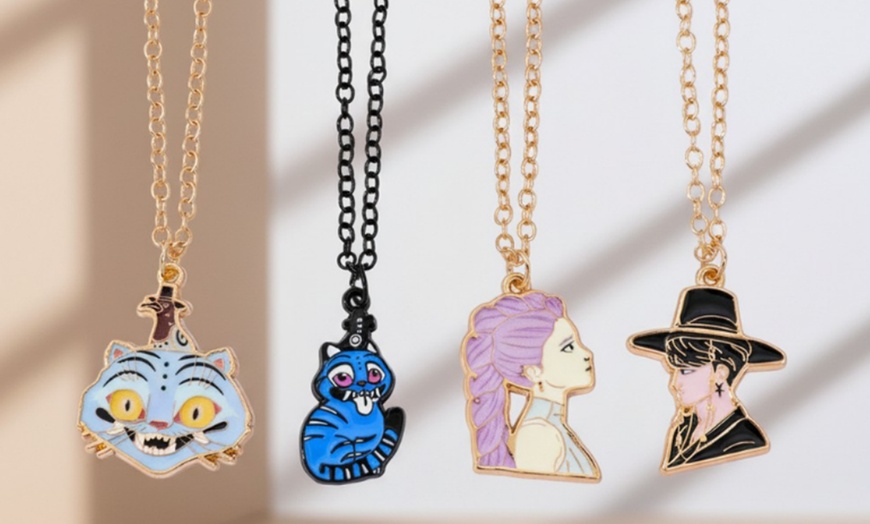 Image 9: KPop Demon Hunter Themed Necklace and Bracelet Set – 5 Pieces