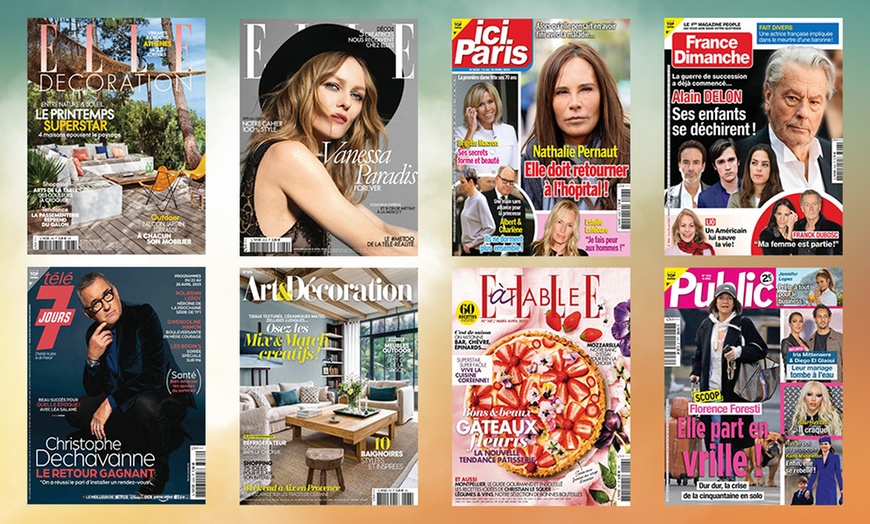 Image 1: Abonnement magazines de 12 mois