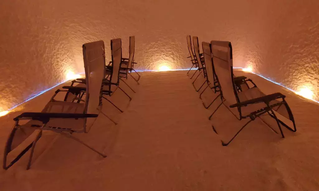 50-Min Swedish, Deep Tissue, or Himalayan Salt Hot Stone Massage at Salt Sanctuary of Maryland - Up to 11% Off - Second Medium