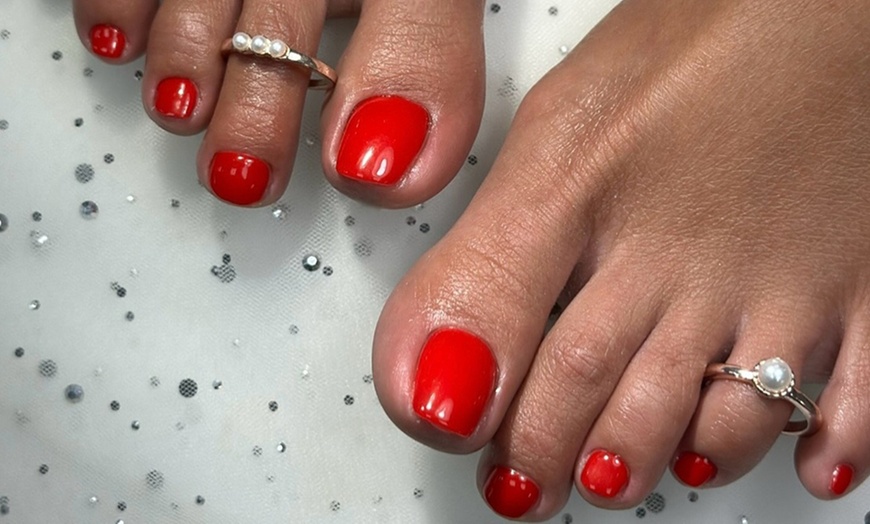 Image 3: Hard Gel Manicure, Gel Pedicure, or Deluxe Mani-Pedi