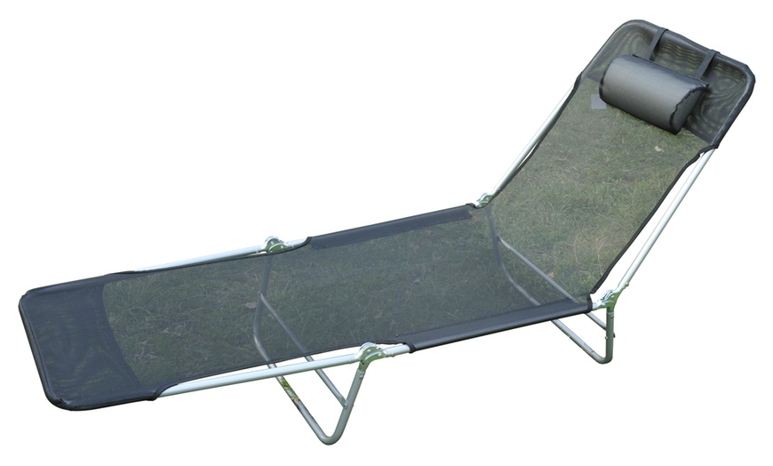 Image 9: Outsunny Sun Lounger
