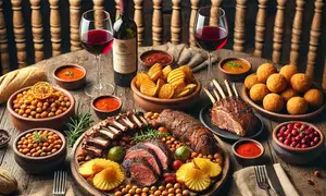 Menú canario para 2 o 4 personas con entrantes, postre y bebida, con hasta 41% de descuento