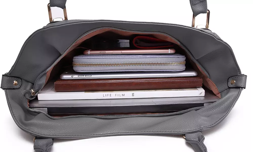 PU Leather Hobo Shoulder Bag Tote Bag