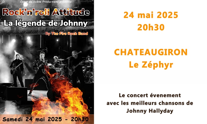 Image 1: 1 place pour "Rock'n Roll Attitude" le 24 mai 2025 à 20h30