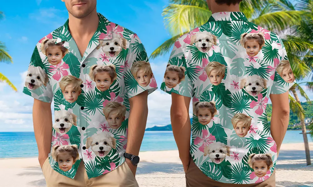 Kollektion Hawaii: personalisiert mit Foto- und Symbol-Aufdruck
