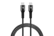 Nylon USB C to USB C Cable 6ft 60W, USB 2.0 for iPad Pro, iPad, MacBook & Galaxy - Second Medium
