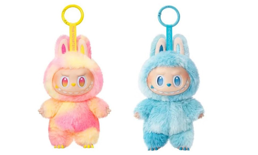 Image 7: Porte-clés peluche inspirée de l'univers Labubu