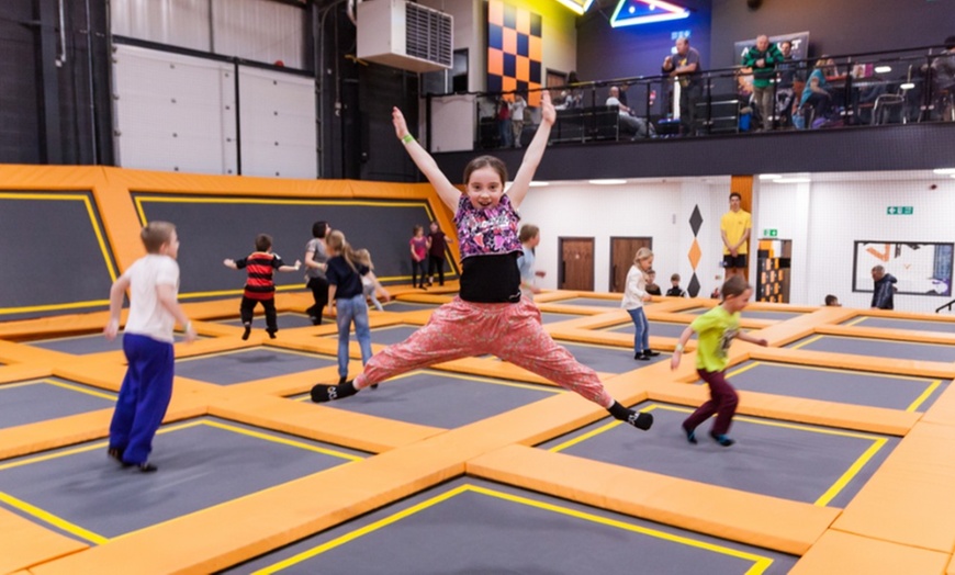 Image 2: Trampoline Park Access