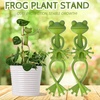 Image 3: 5Pcs Frog Plant Support Stands