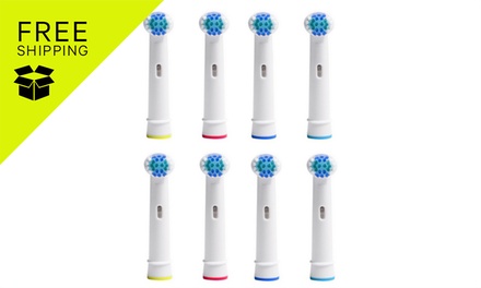 8Pcs- Toothbrush Heads Compatible with Oral B; Free Shipping