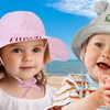 Image 1: Custom Baby Sun Hat 