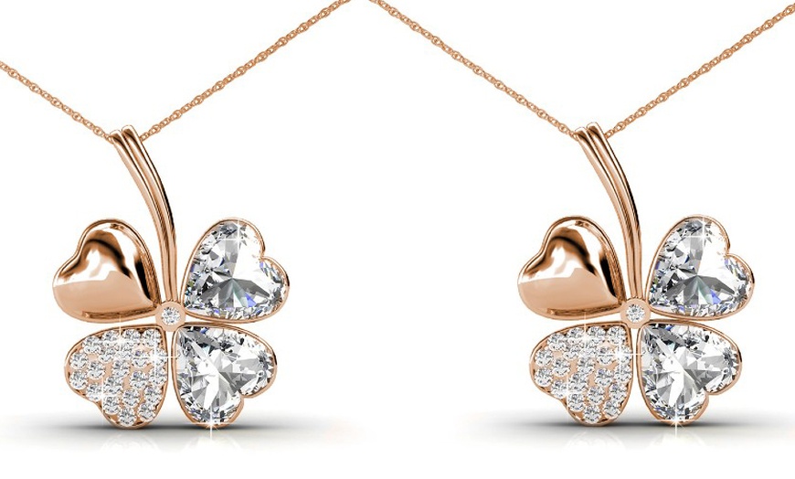 Image 8: Four Leaf Clover Pendant 