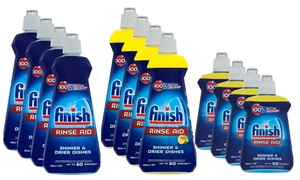 Four- or Six-Pack of Finish Dishwasher Mix Rinse Aid