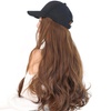 Image 4: Curly Long Wig Baseball Cap