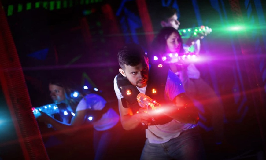 Image 2: Laser Tag Two Games or Kids Club for One, Two, Four, or Six Players