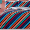 Image 1: Stripe Reversible Duvet Set
