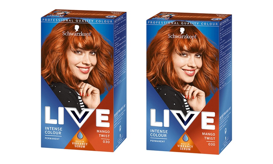 Image 55: 1 ou 2 boîtes de teinture cheveux "Live Intense Colour" de Schwarzkopf