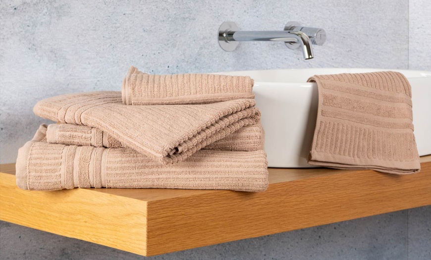 Image 26: Ensemble de 5 serviettes en coton