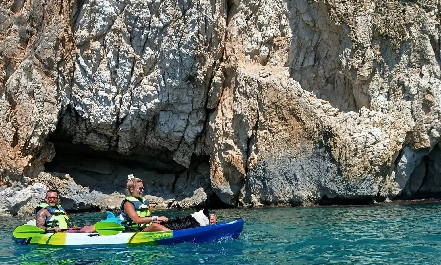 Excursión guiada en kayak de 3 horas con temtempié para niño o adulto