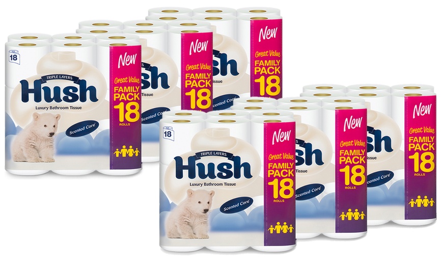 Image 7: 54 Hush Three-Ply Toilet Rolls
