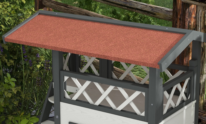 Image 6: PawHut Outdoor Cat Shelter