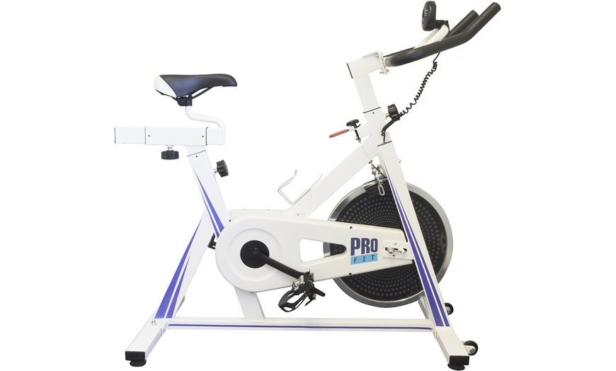 Image 2: Pro-Fit Flywheel Spin Bike 