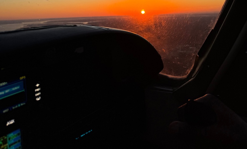 Image 3: Experience a 45-Min Discovery or One-hour Sunset Photo Flight for Two