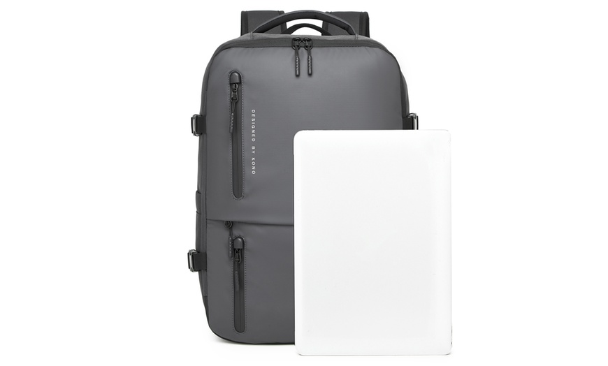 Image 17: Handbaggage rugzak met laptopvak