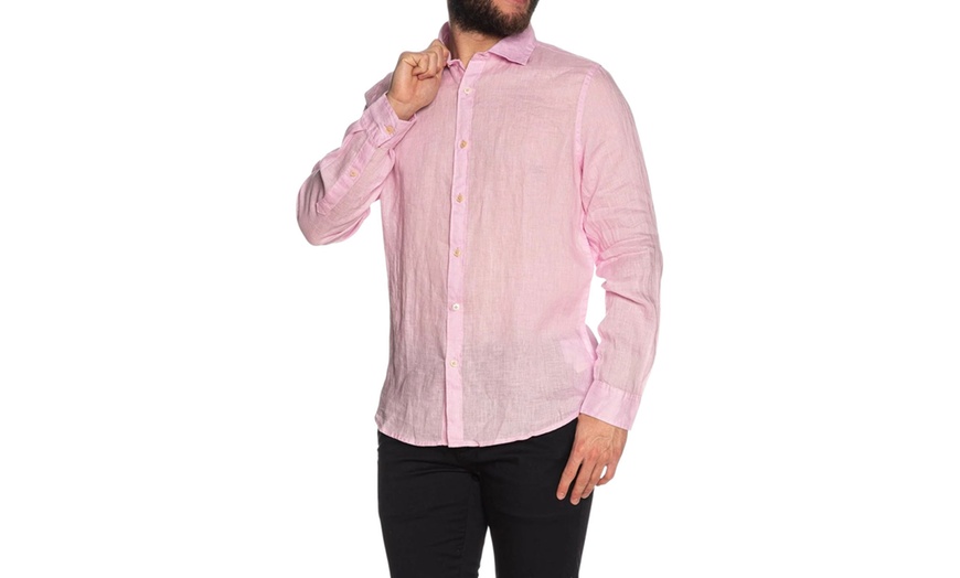 Image 11: Camicia uomo di lino Markup