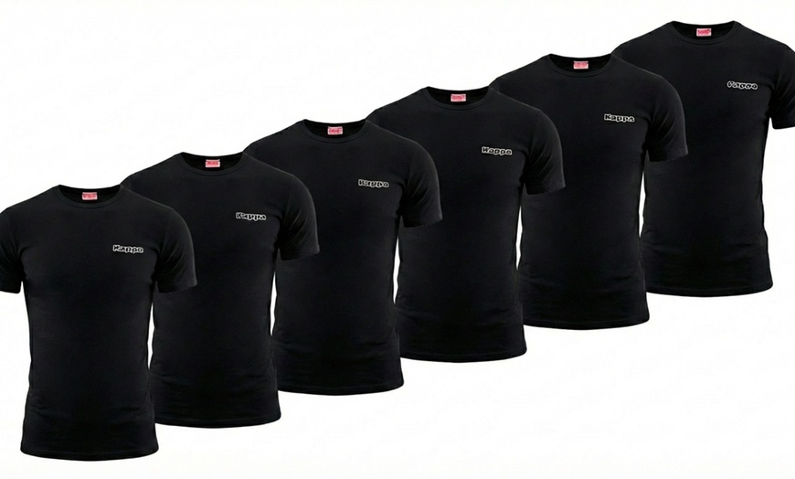 Image 3: Pack di 6 t-shirt da uomo Kappa in cotone bielastico