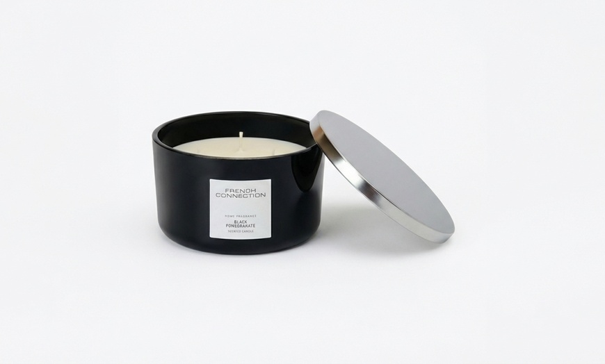 Image 9: French Connection Black Pomegranate Luxury Candle Range
