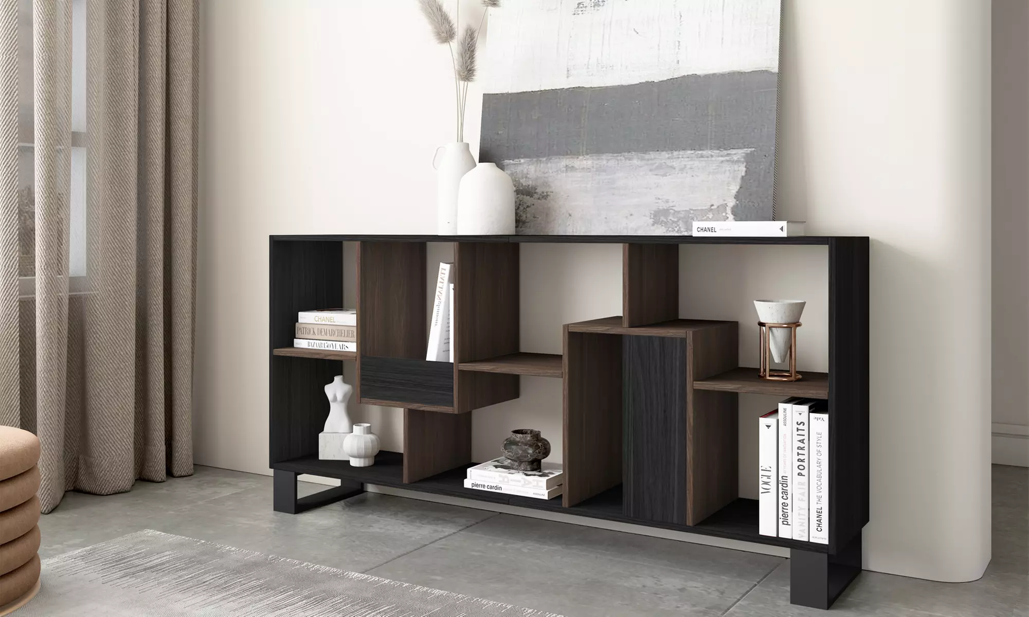 Estantería librería multiposición de diseño