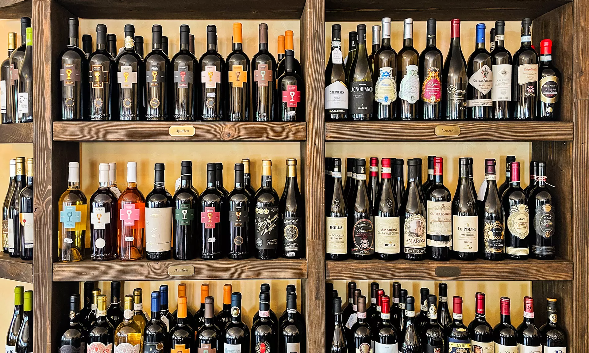 Weinprobe „Reise durch Italien“ inkl. Antipasti und Pasta-Variationen