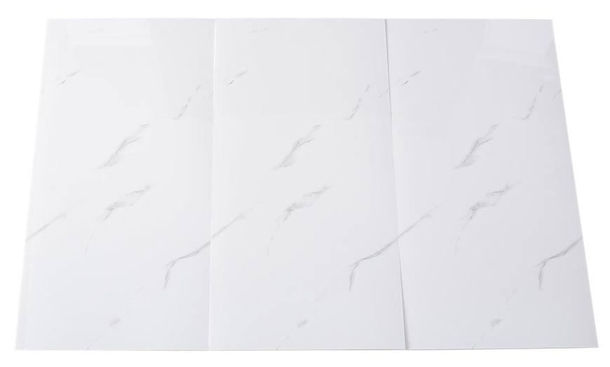 Image 4: 10 Packs of White Marble Peel and Stick Wall Stickers