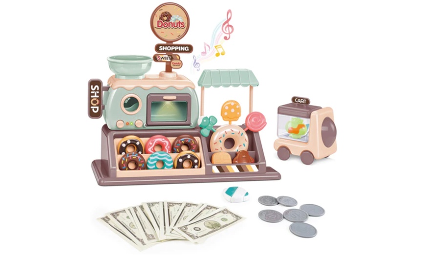 Image 1: Deao Doughnut Shop Role-Play Toy