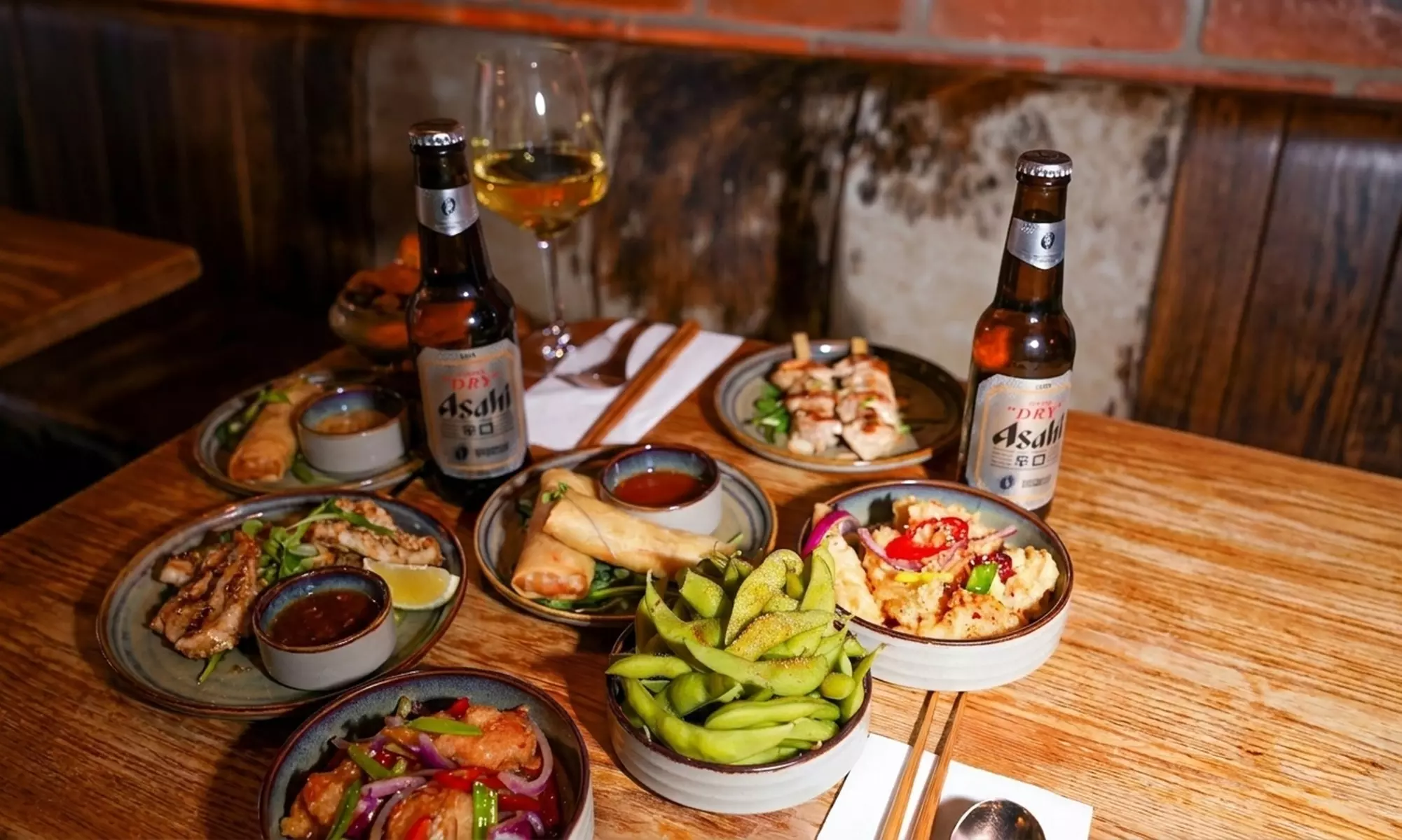Asian Tapas and Drinks Sharing Experience for Two
