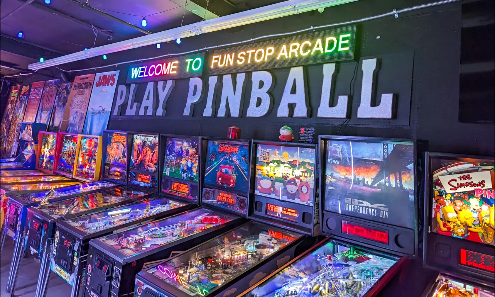 Up to 36% Off Unlimited Arcade and Pinball at Fun Stop Arcade