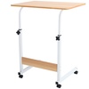 Image 6: Living And Home Height Adjustable Mobile Laptop Table on Wheels 