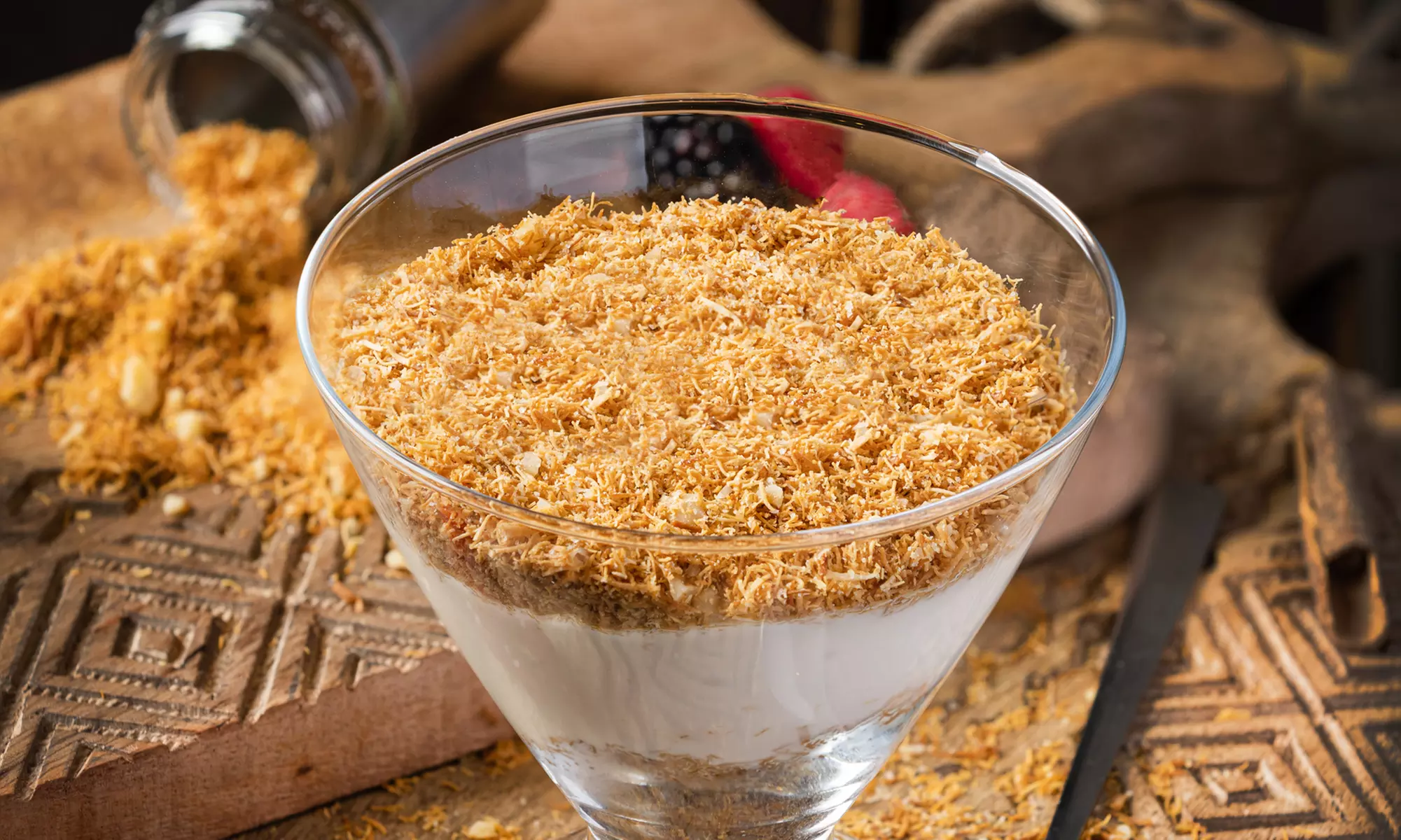 Hähnchen-Gericht & Dessert für 1, 2 oder 4 Personen