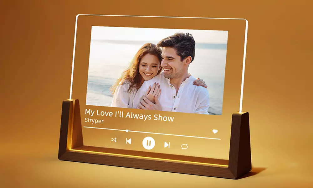 Custom Song Photo Plaques - Perfect Holiday Gift (Up to 83% Off)