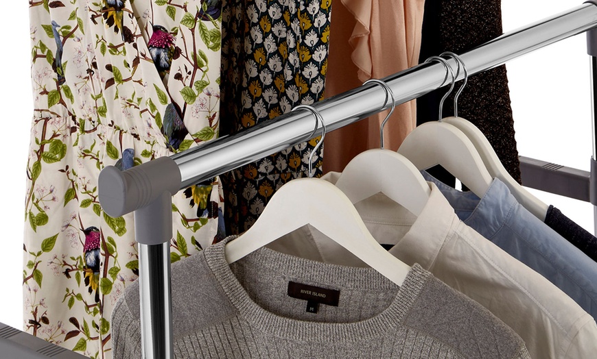 Image 10: Clothing Hanging Rail