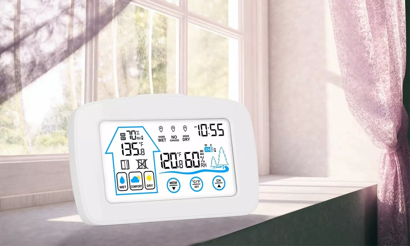 iMounTEK Smart Wireless Weather Station with Indoor Outdoor Temp Humidity Sensor